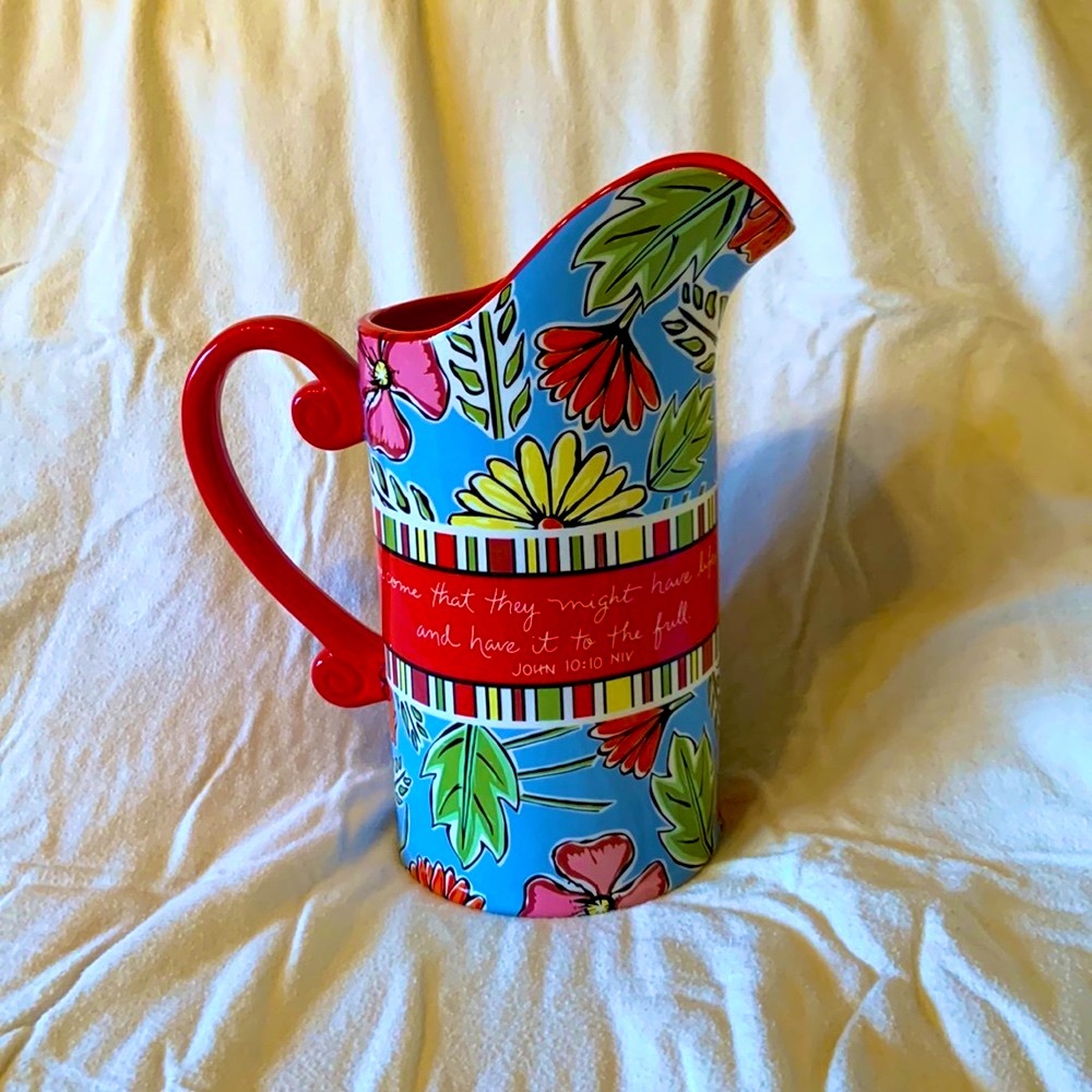Ceramic pitcher new in box